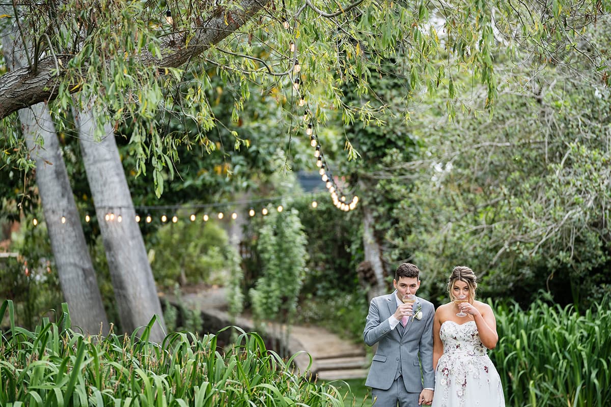Wine country micro wedding