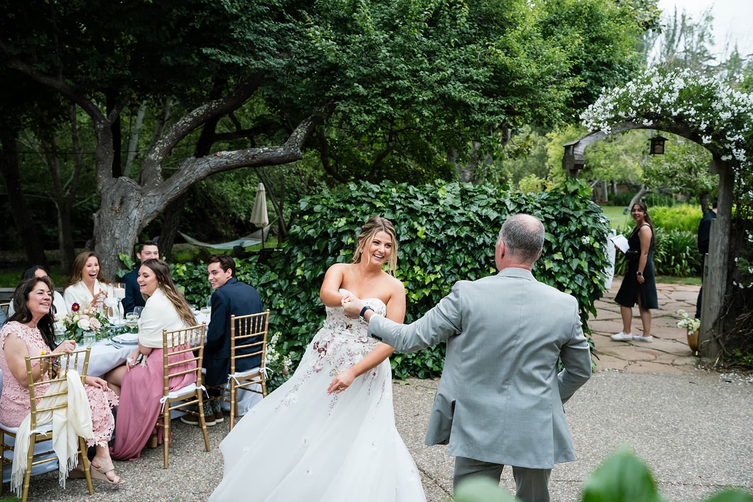 Couple portrait at vineyard micro wedding