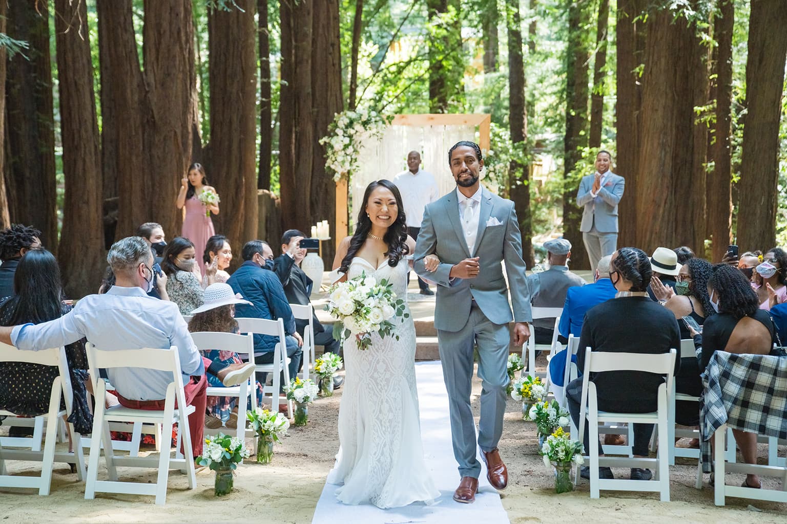 Big Sur wedding couple