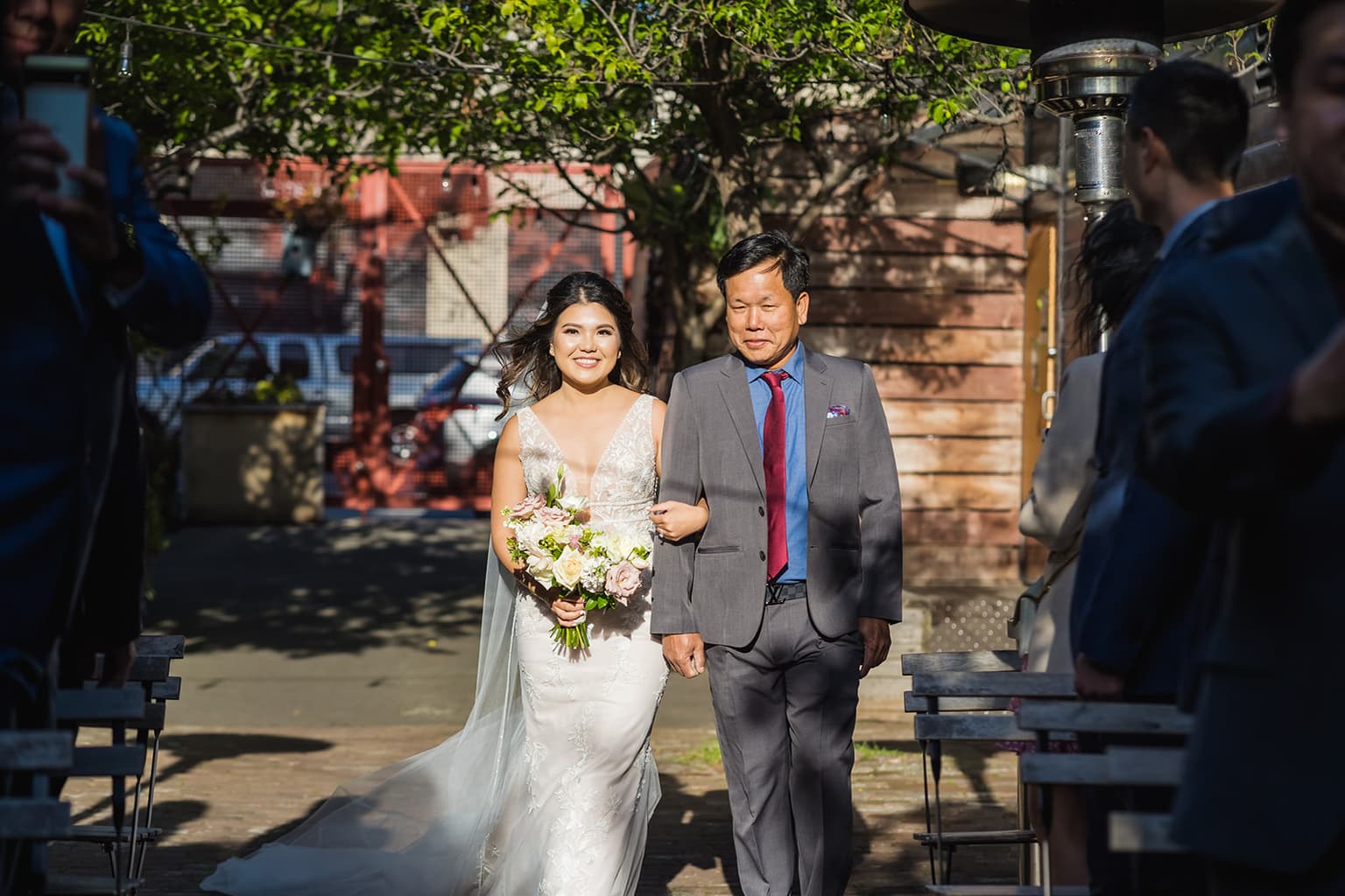 City Hall micro wedding celebration