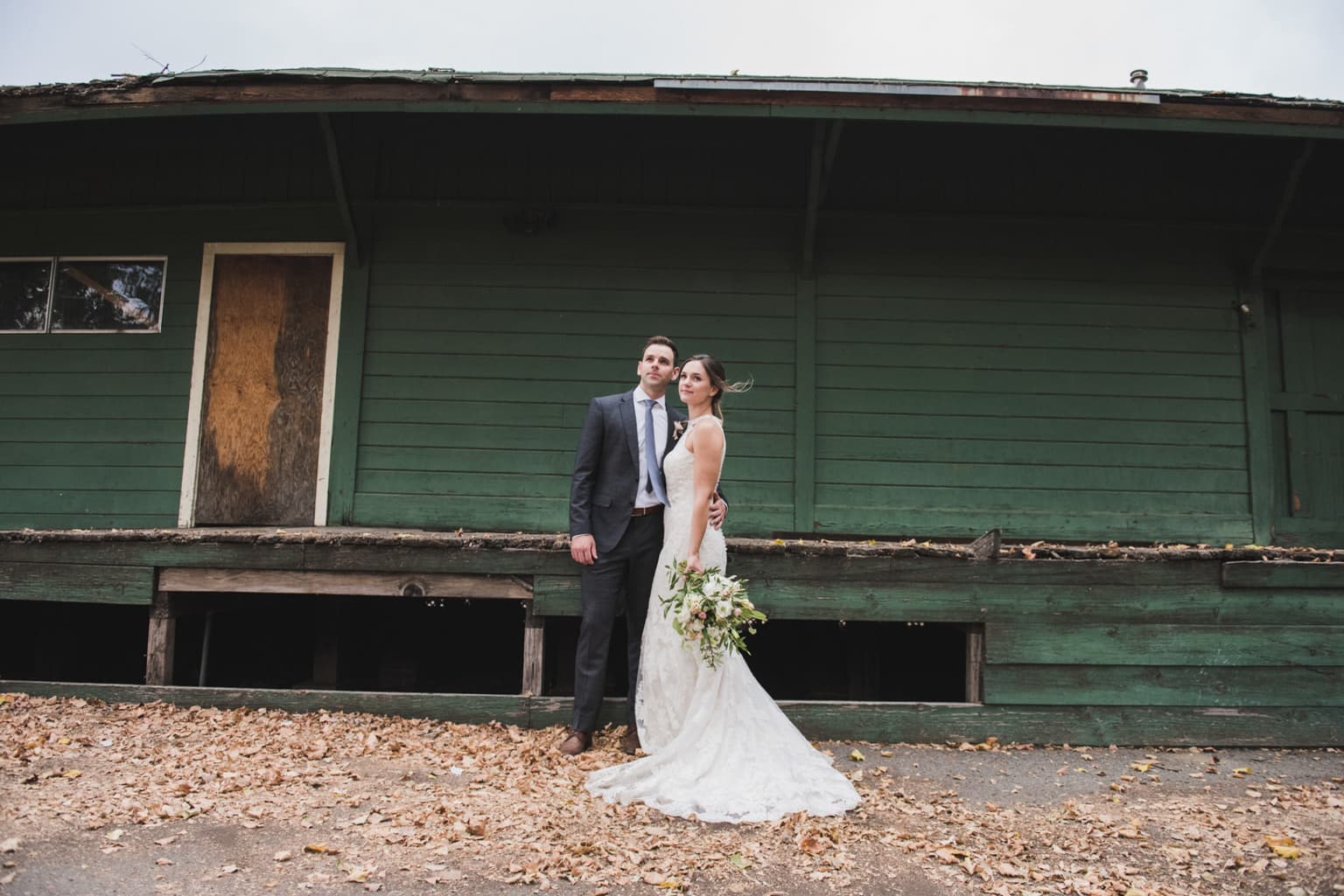 Intimate elopement in California wine country