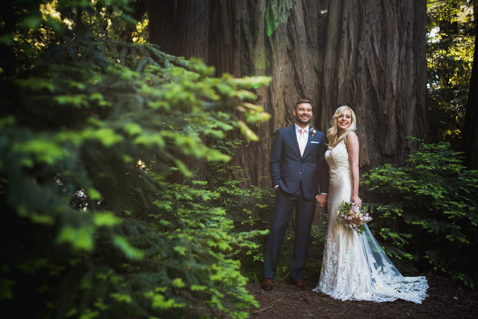Intimate wine country elopement
