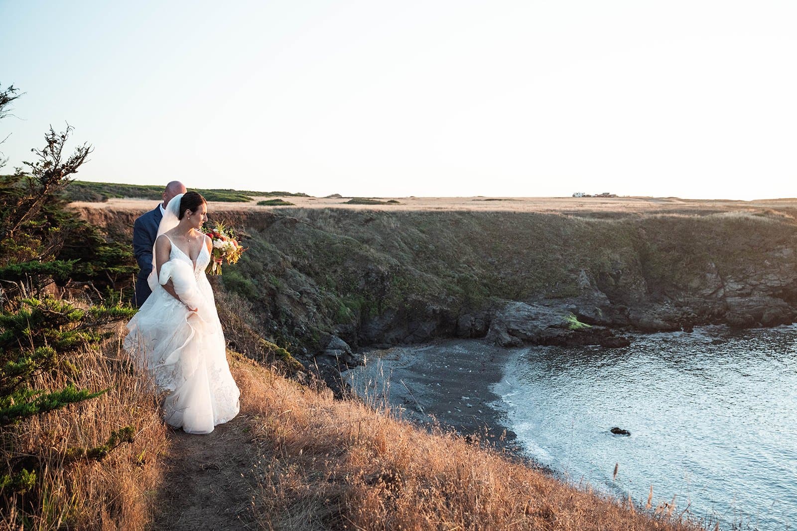 The setting at Mendocino Headlands State Park, Cypress Grove, Mendocino
