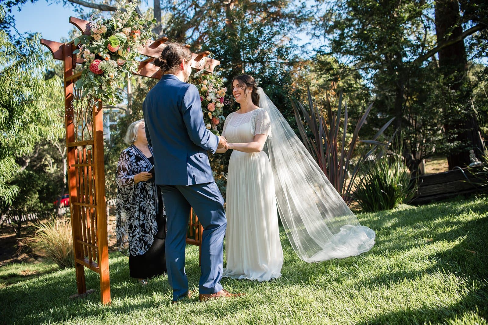 historic inn micro wedding at the old monterey inn, Anissa & David at Old Monterey Inn