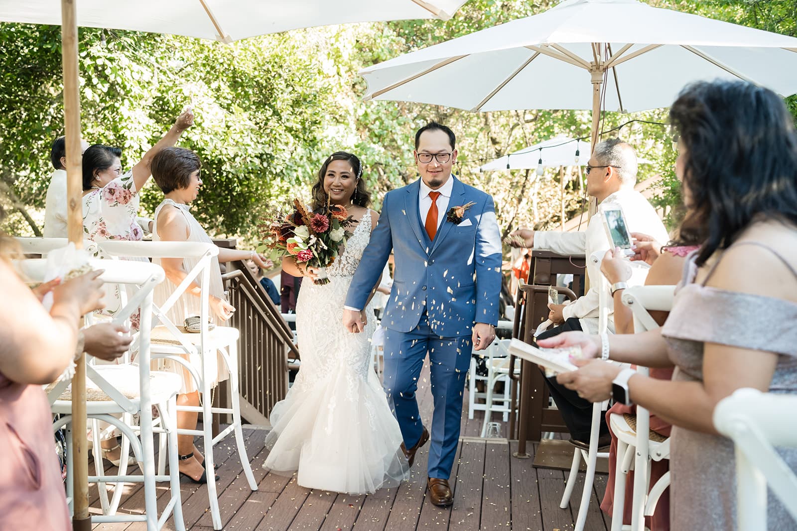 Camille & Ae, a real Kenwood micro wedding