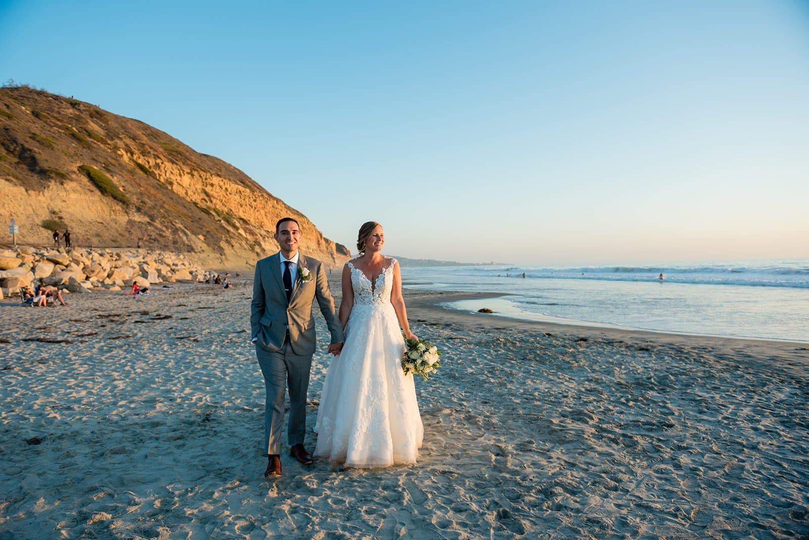 torrey pines reserve ceremony, la jolla, Cathleen & Robert at Torrey Pines State Natural Reserve