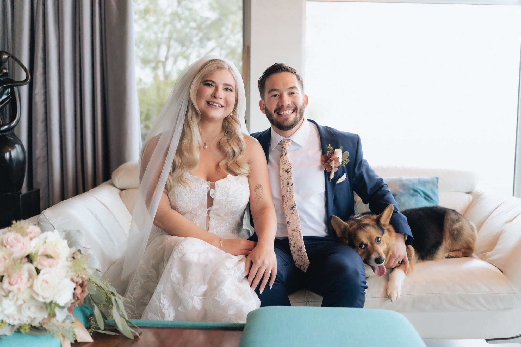 private cliffside residence wedding, malibu, Demi & Kirk at Private Malibu Residance