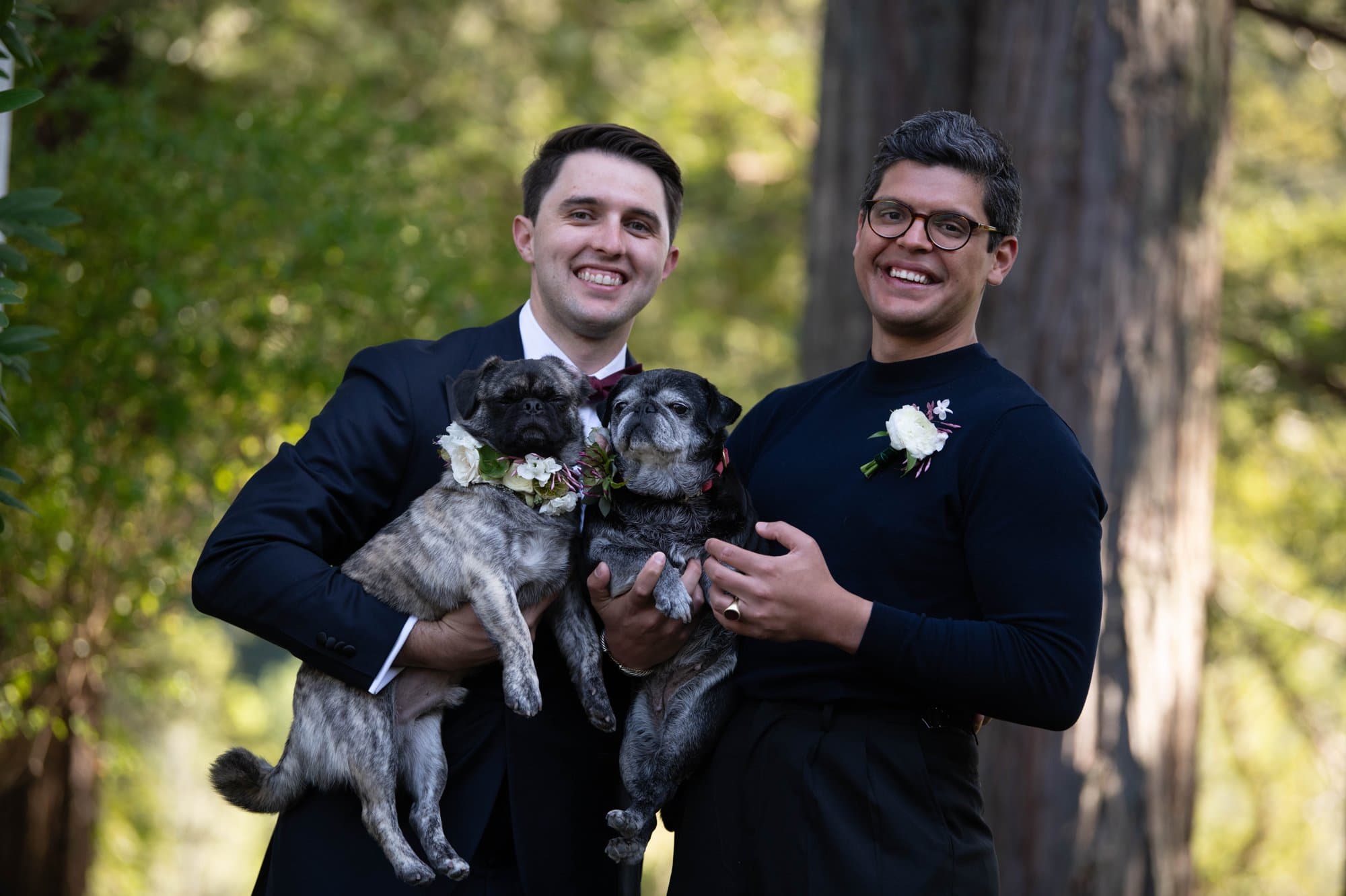 A real California queer micro wedding by Our Little Wedding — Derrick & Rocky