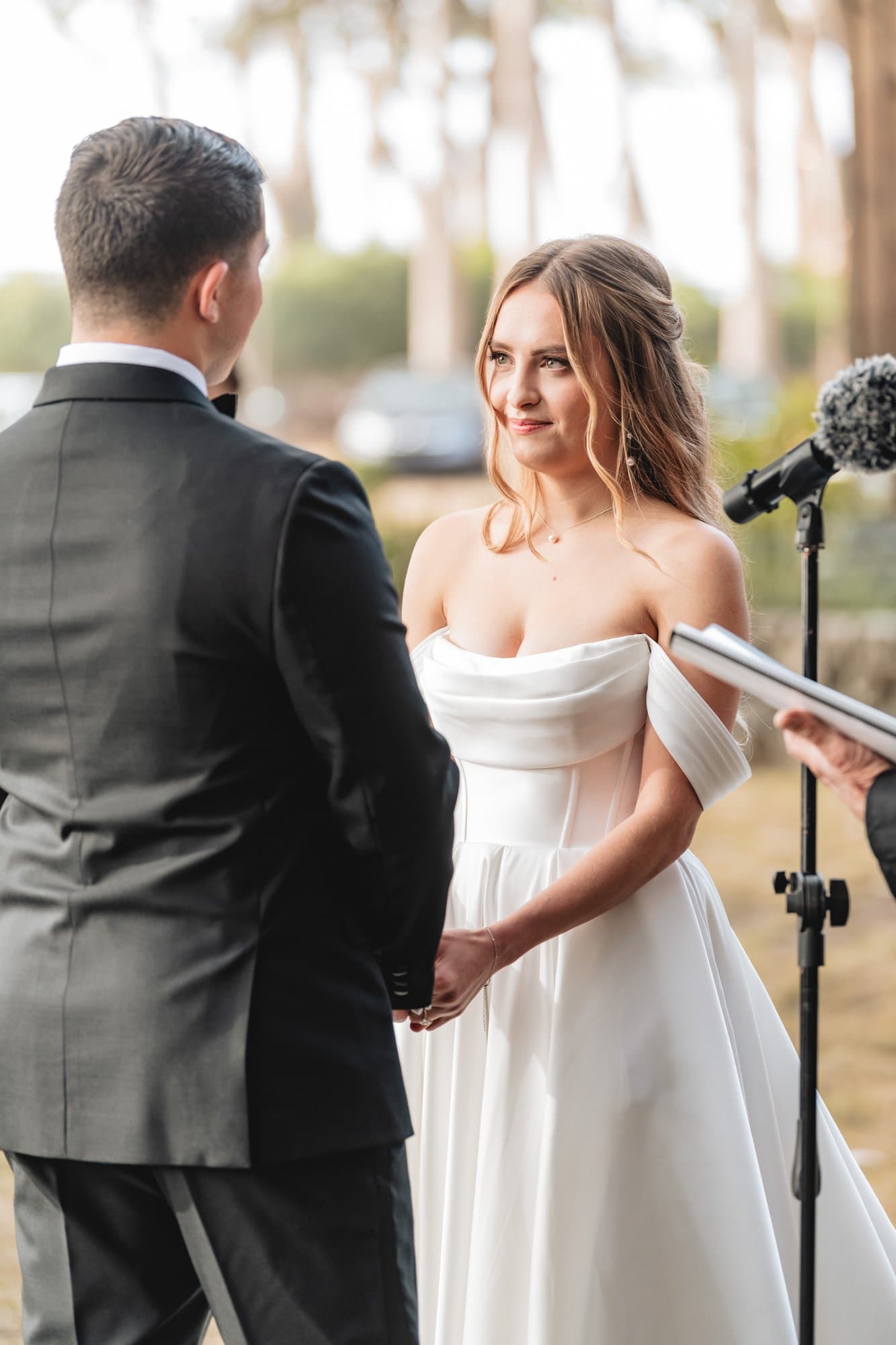 Elise & Noah at their Mendocino micro wedding