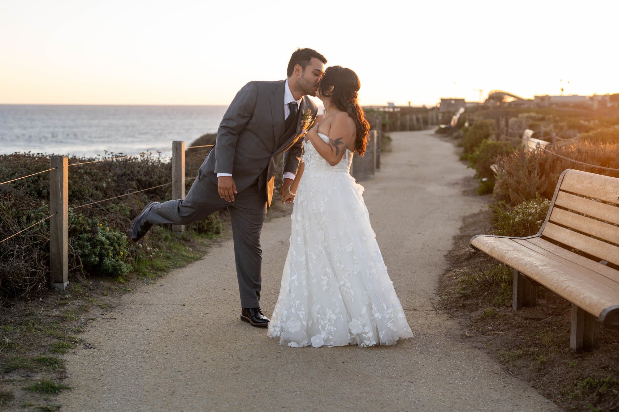marine-center micro wedding at seymour center, santa cruz, Jamie & Oscar at Seymour Marine Discovery Center