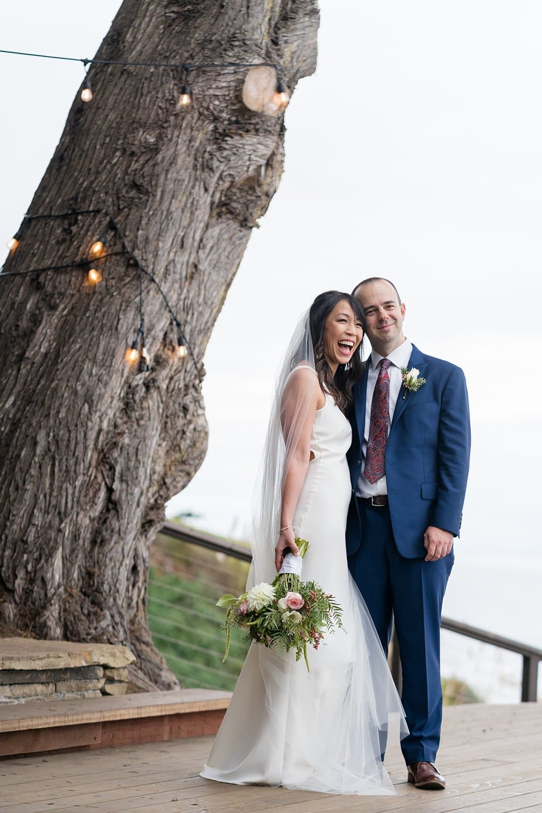 Jessica & Sean at their Big Sur micro wedding