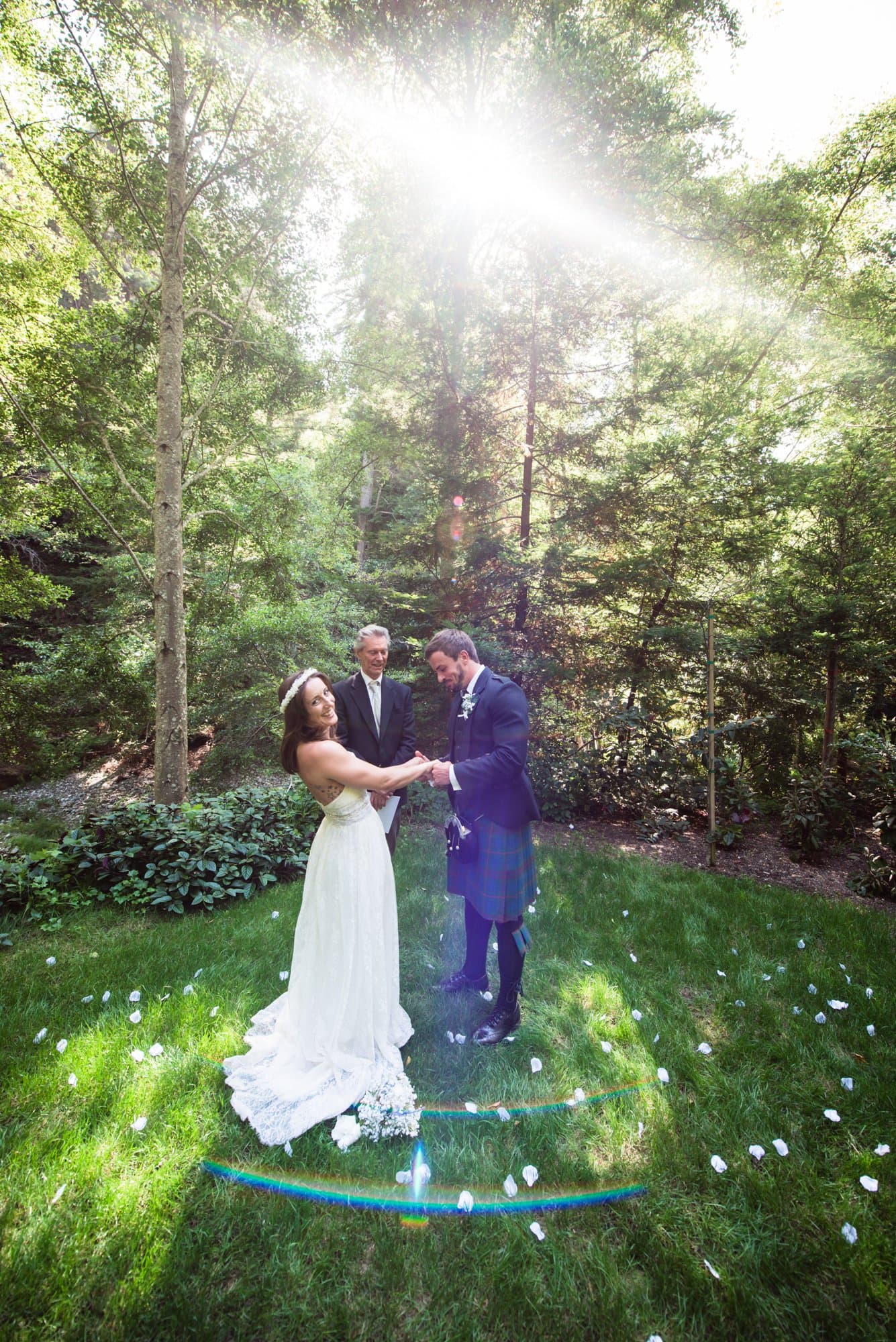 Kristina & Matthew at their Big Sur micro wedding