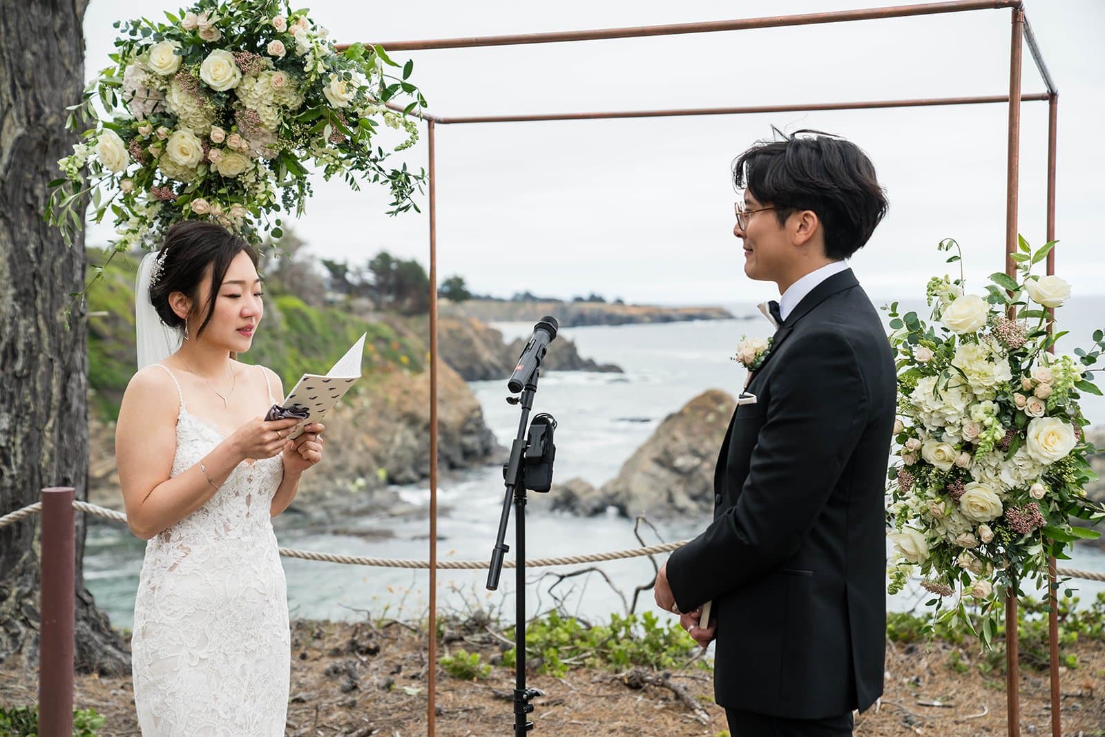 A real California micro wedding venue and details