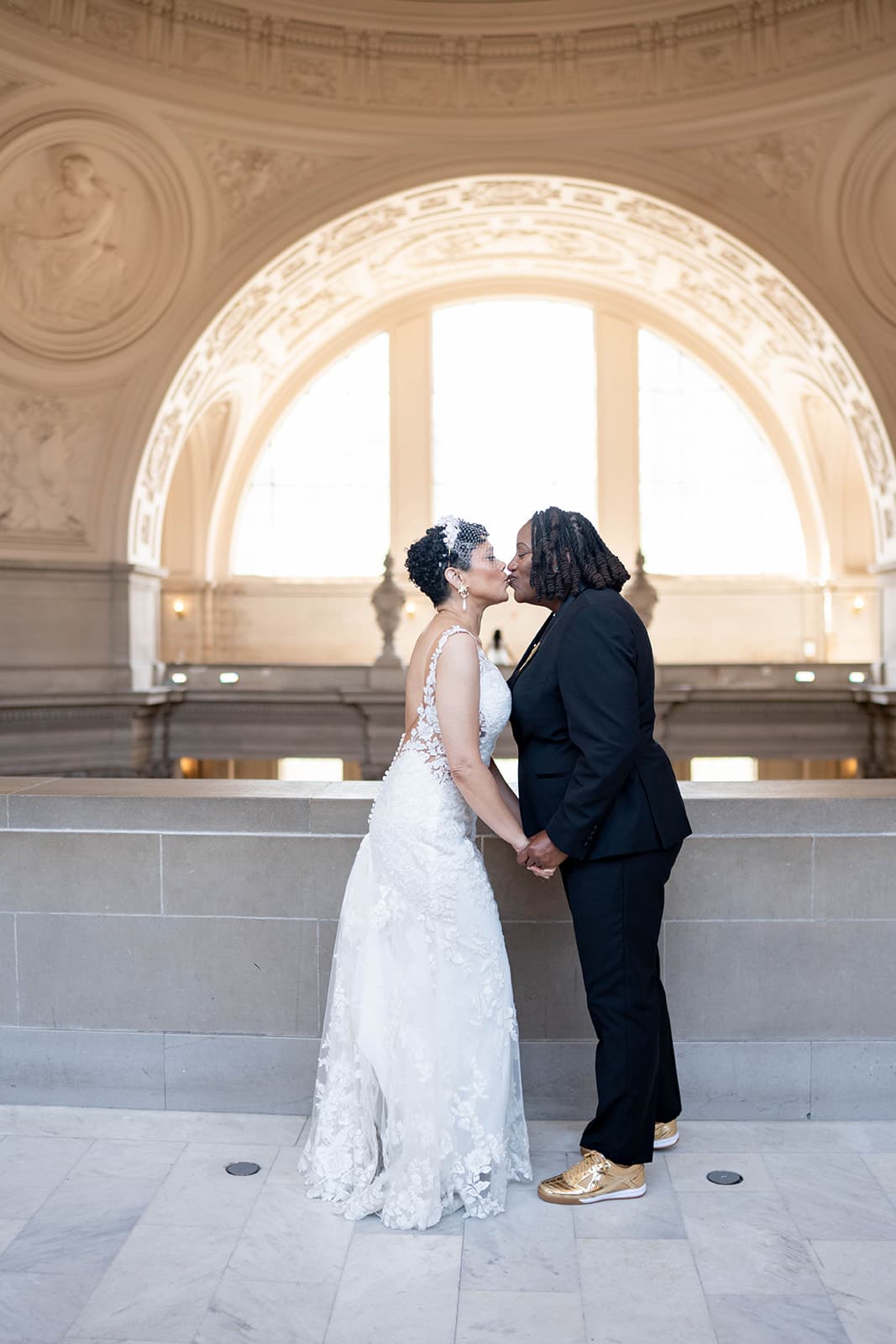 A real California queer micro wedding by Our Little Wedding — Naya & Kenyona