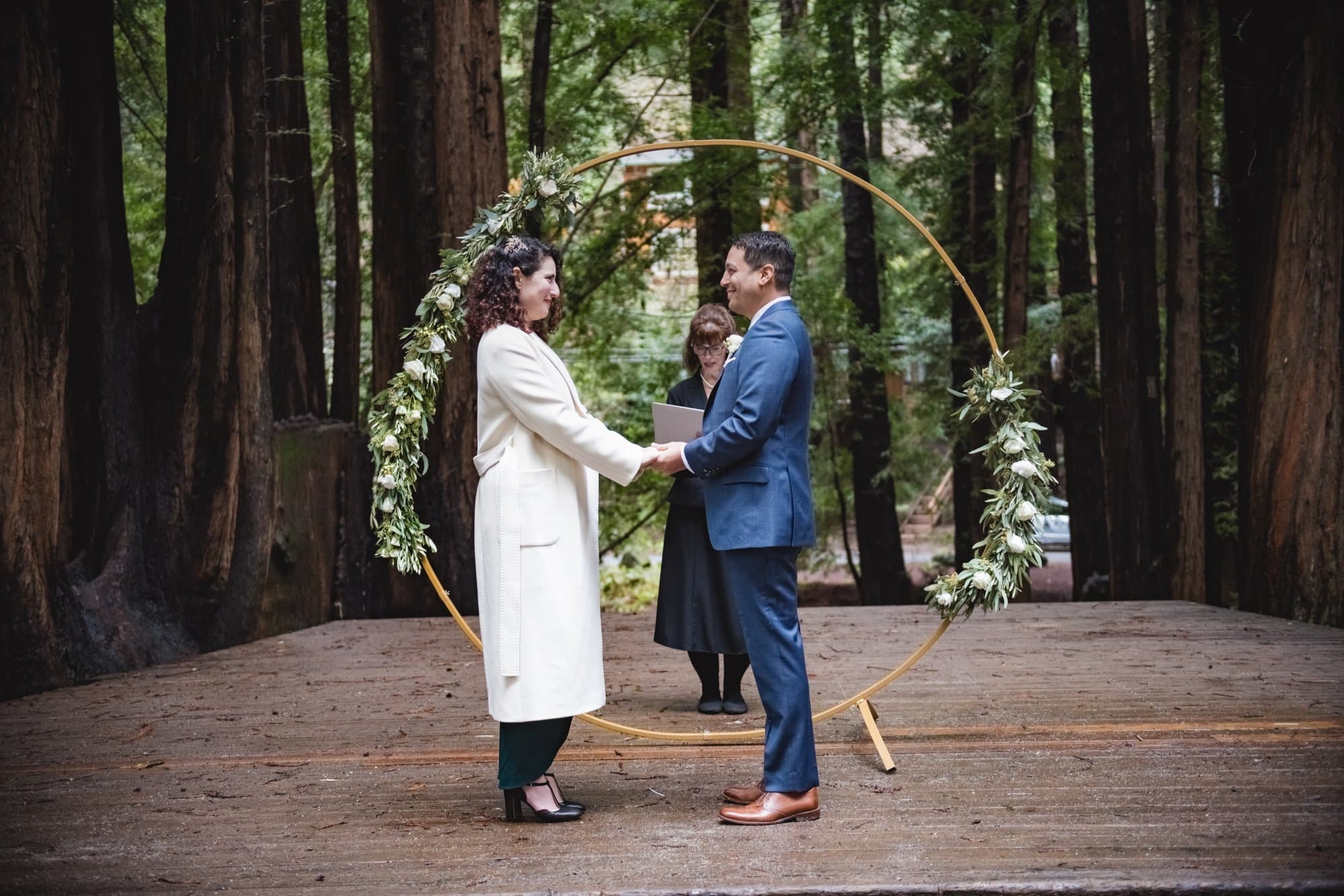 Get married at Old Mill Park Amphitheater, Mill Valley ceremony setting, California