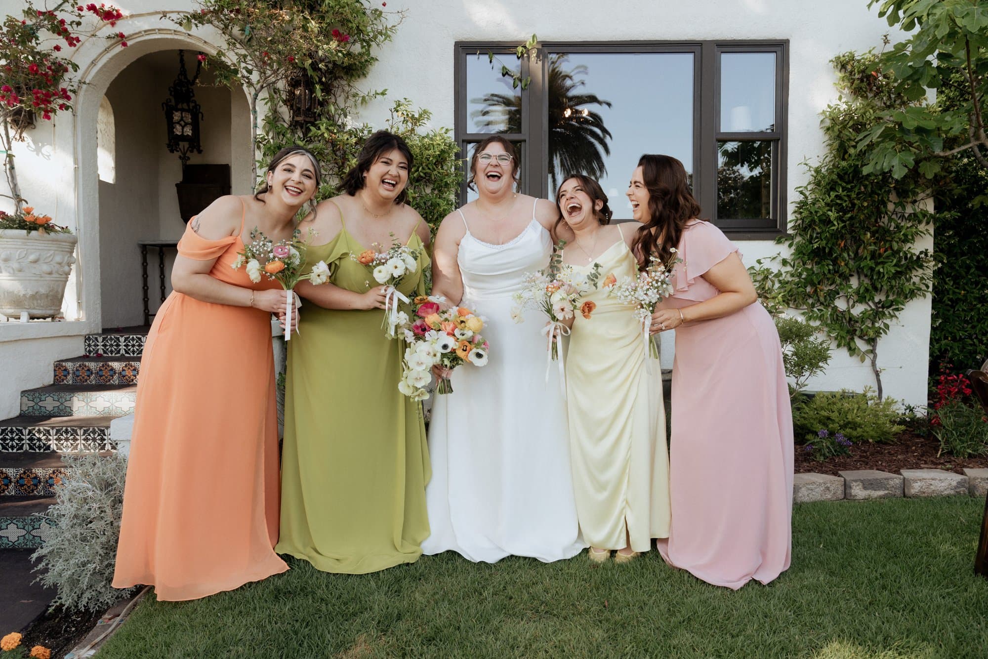 spring villa micro wedding at villa francesca, socal, Rachel & Brian at Villa Francesca Events