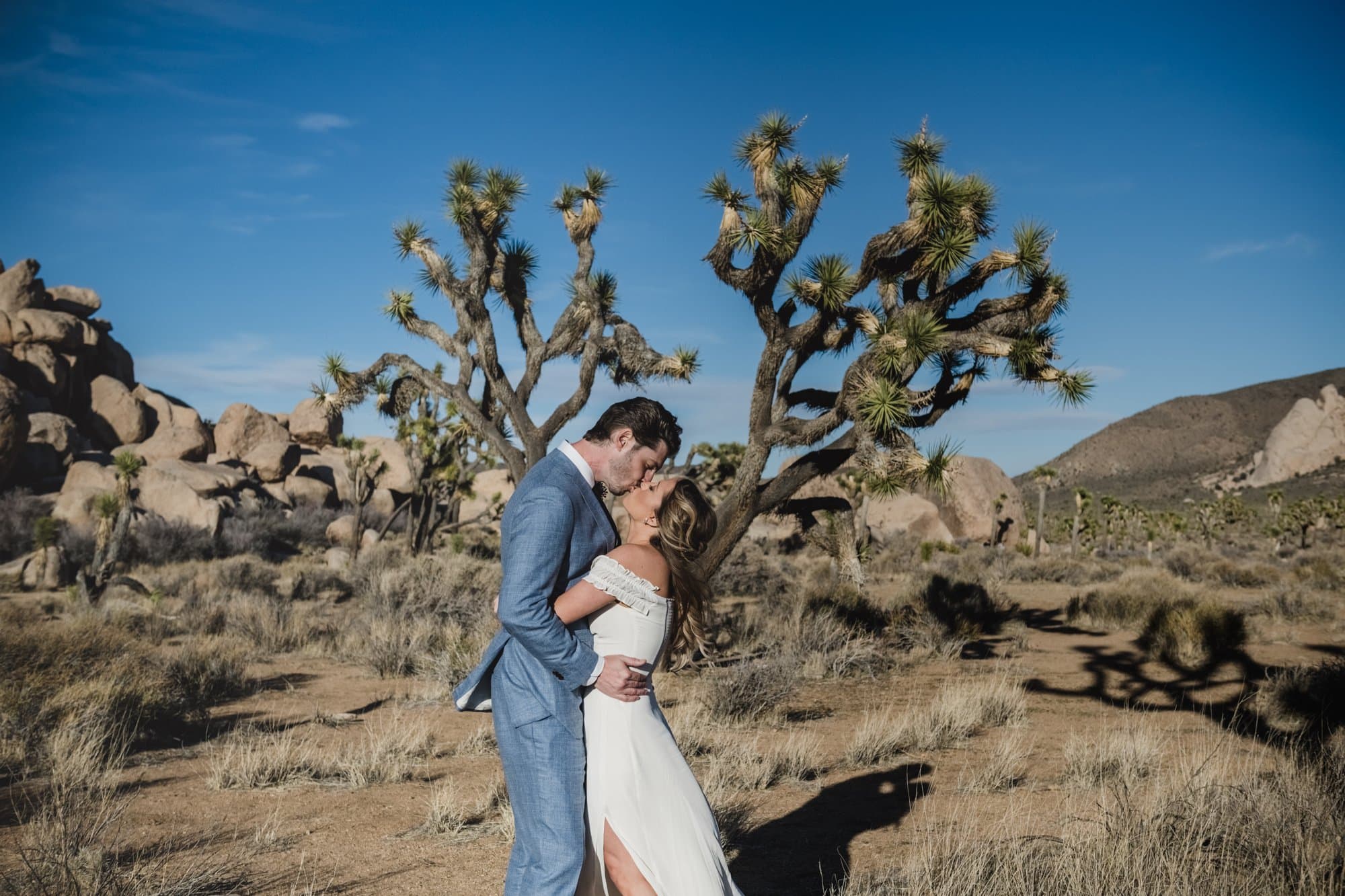joshua tree national park desert ceremony at cap rock, Ricki & Ben at Cap Rock — Joshua Tree National Park