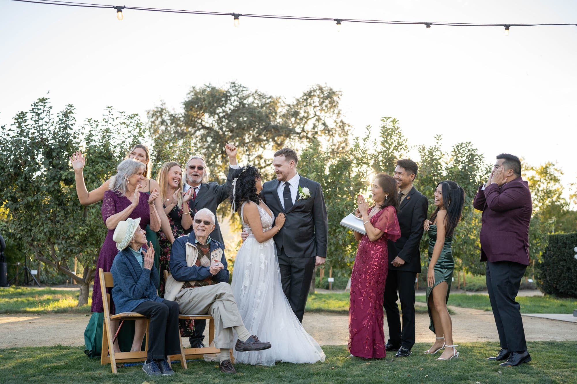 Riza & Derek, a real St. Helena micro wedding
