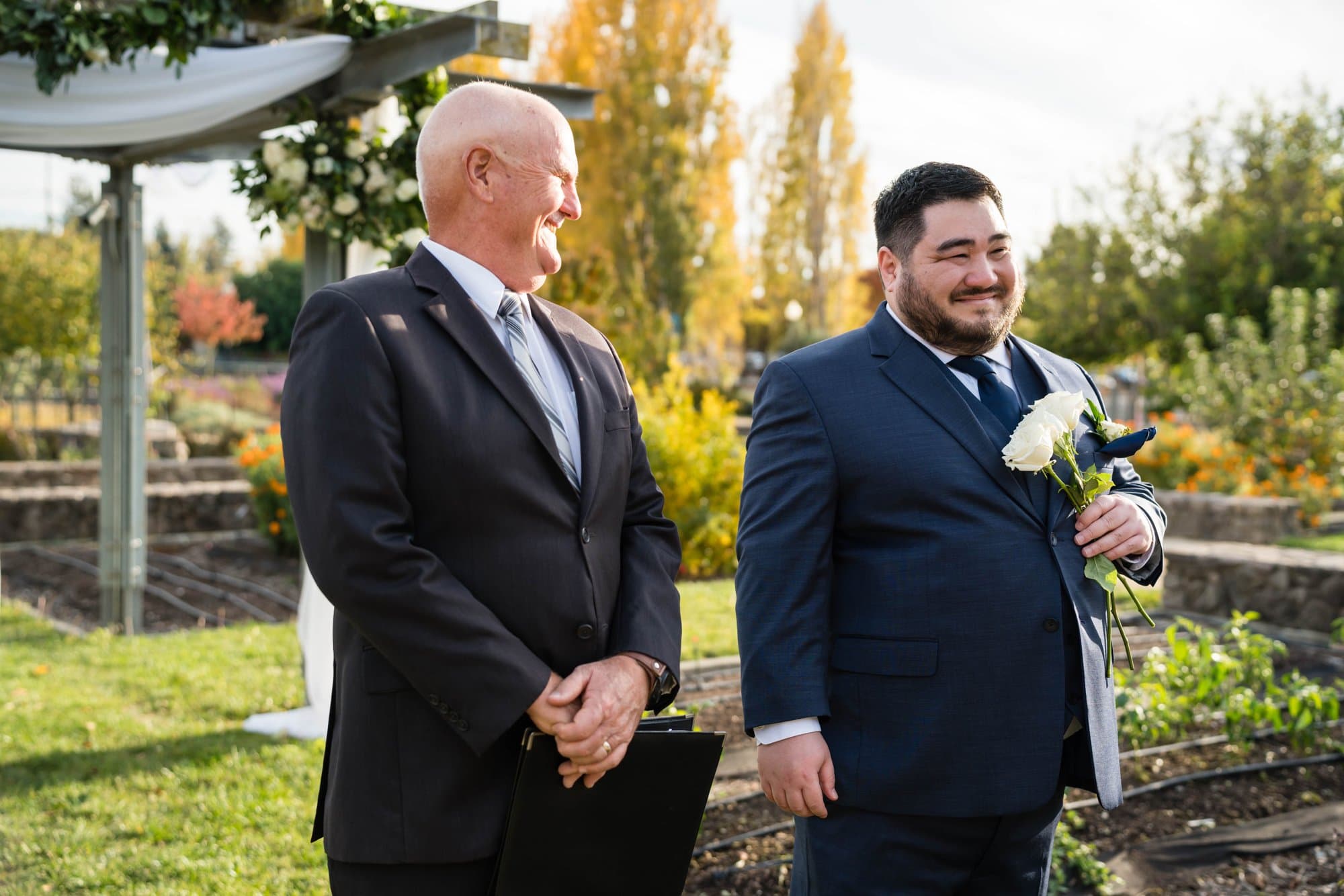 Wedding ceremony at The CIA at Copia, Napa