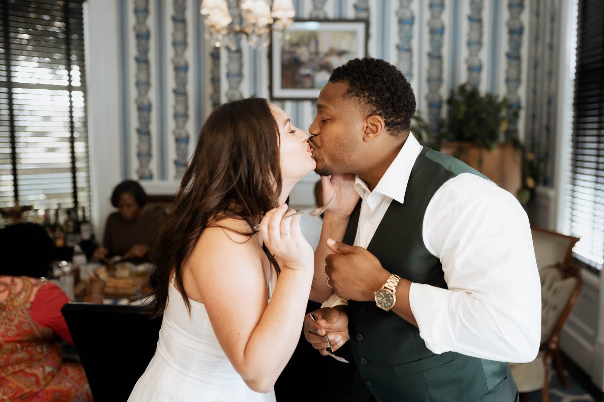 multicultural city hall elopement, Shireen & Kendall at San Francisco City Hall