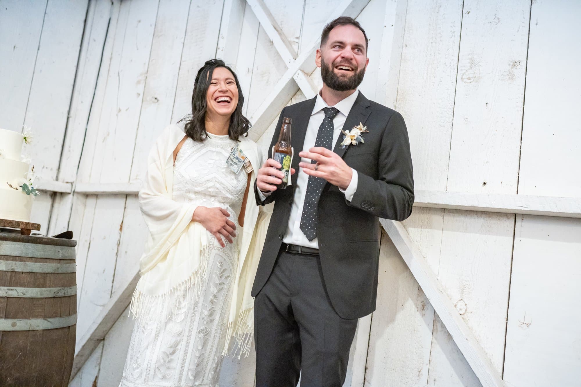 winter wedding at sand rock farm (january, 50 guests), Tatiana & Chris at Sand Rock Farm