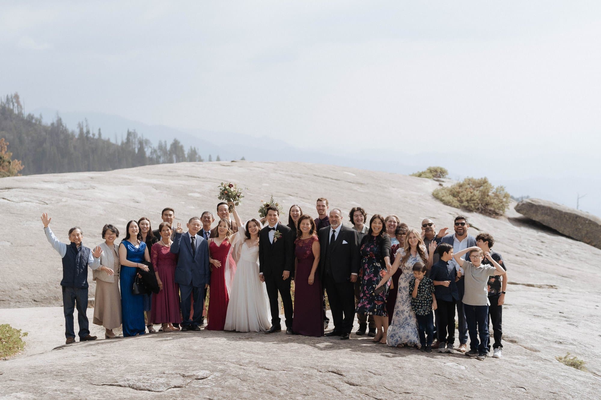 micro wedding in sequoia national park, Trista & Jonathan at Sequoia National Park