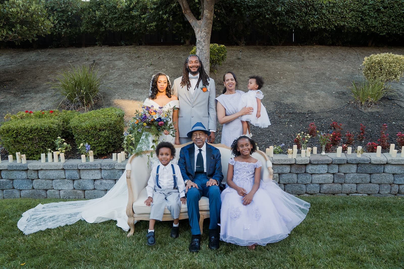private-home elopement in antioch (arrived by limo), Tyra & Robert at Antioch, CA Private Home - c/o couple Address: 5192 Murry Court Antioch Ca 94531