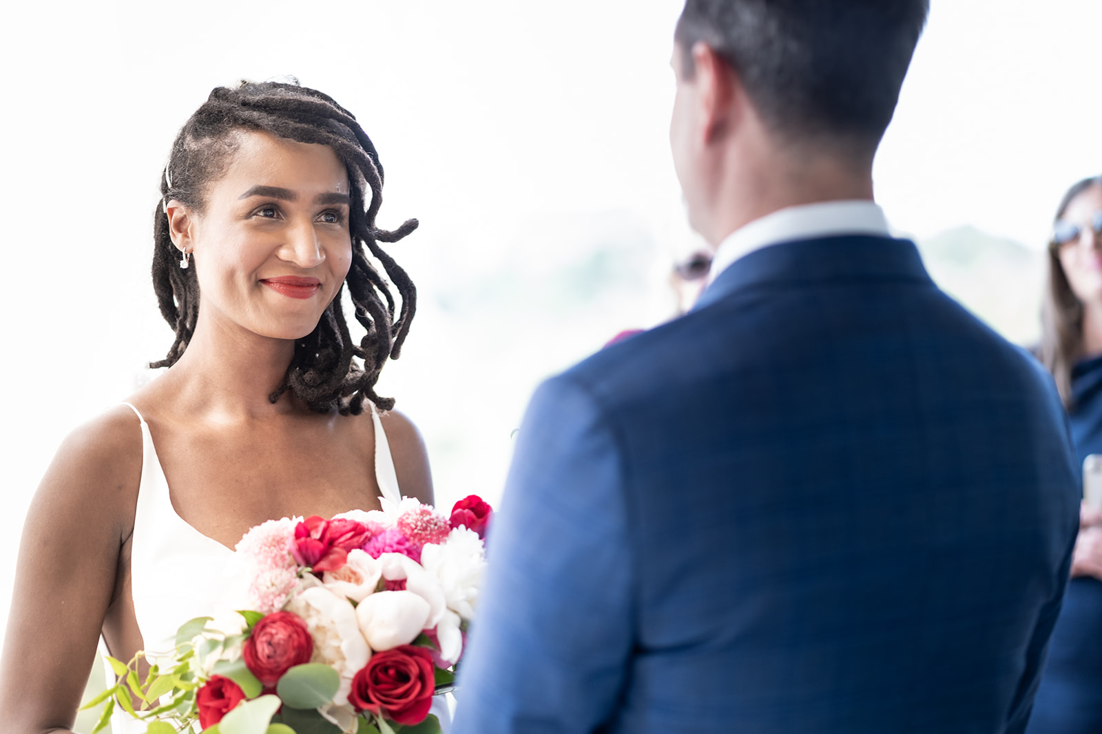 Marin micro wedding moment